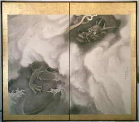 Drachenschirm, japanisch